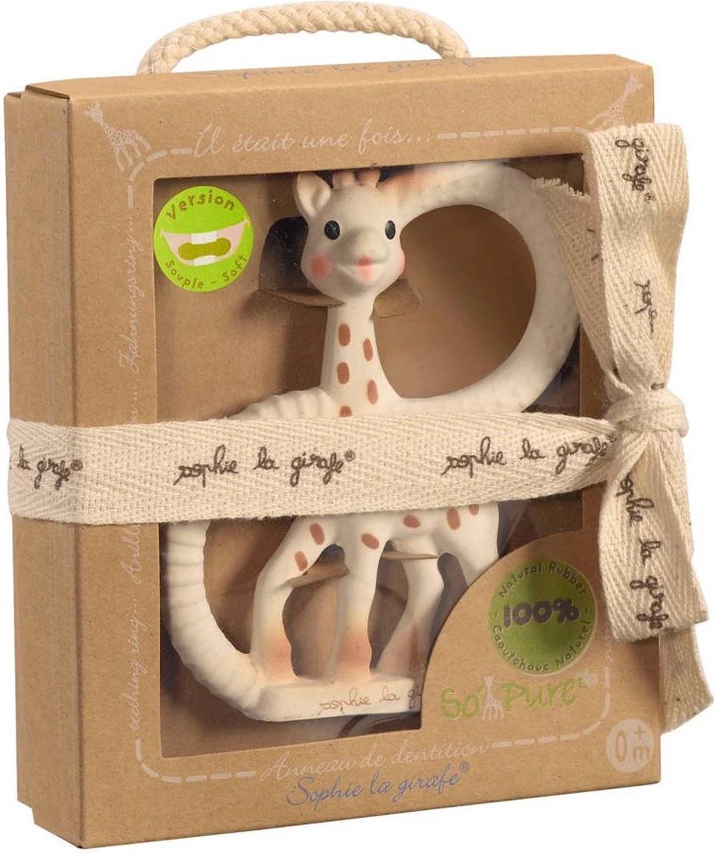 Sophie De Giraf - So Pure - Bijtring - Very Soft - 100% Natuurlijk Rubber 8 Sophie De Giraf - So Pure - Bijtring - Very Soft - 100% Natuurlijk Rubber - Afbeelding 6