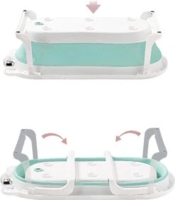 Babybadje - Laychee - Gratis Kussen - 4 In 1 - Peuterbadje - Opvouwbaar - Thermometer - Lichtgewicht - Inklapbaar - Blauw 9 Babybadje - Laychee - Gratis Kussen - 4 In 1 - Peuterbadje - Opvouwbaar - Thermometer - Lichtgewicht - Inklapbaar - Blauw -Winkel Voor Babyproducten 1049x1200