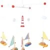 Houten Mobiel "houten Bootjes En Kleine Vuurtoren" -Winkel Voor Babyproducten 1055x1200