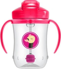 Dr. Brown's Eerste Rietjesbeker - 270 Ml - Roze