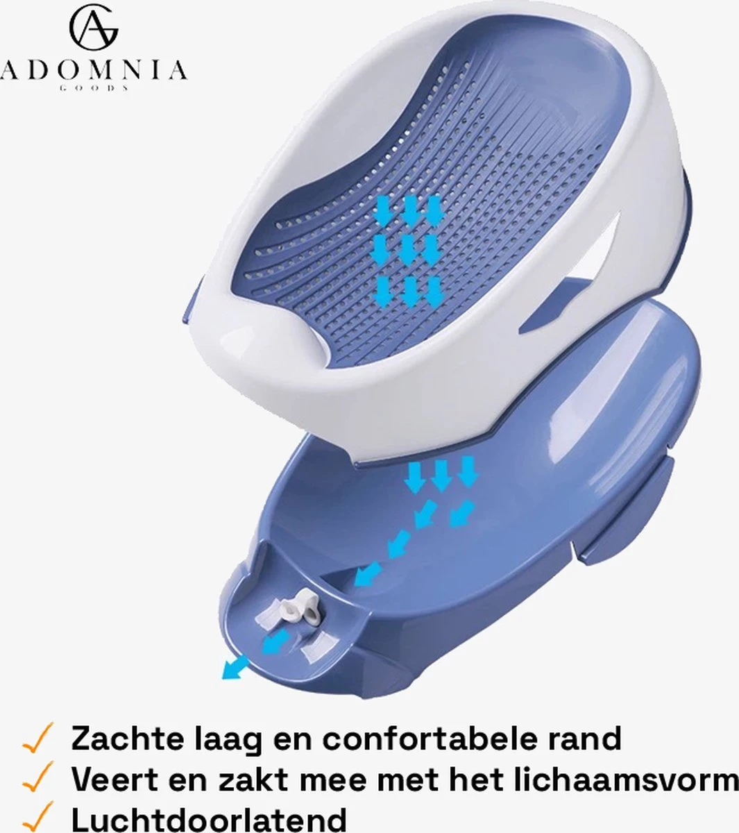 AdomniaGoods - Baby Bad - Pas Geboren Babybadje - Roze 4 AdomniaGoods - Baby Bad - Pas Geboren Babybadje - Roze - Afbeelding 2