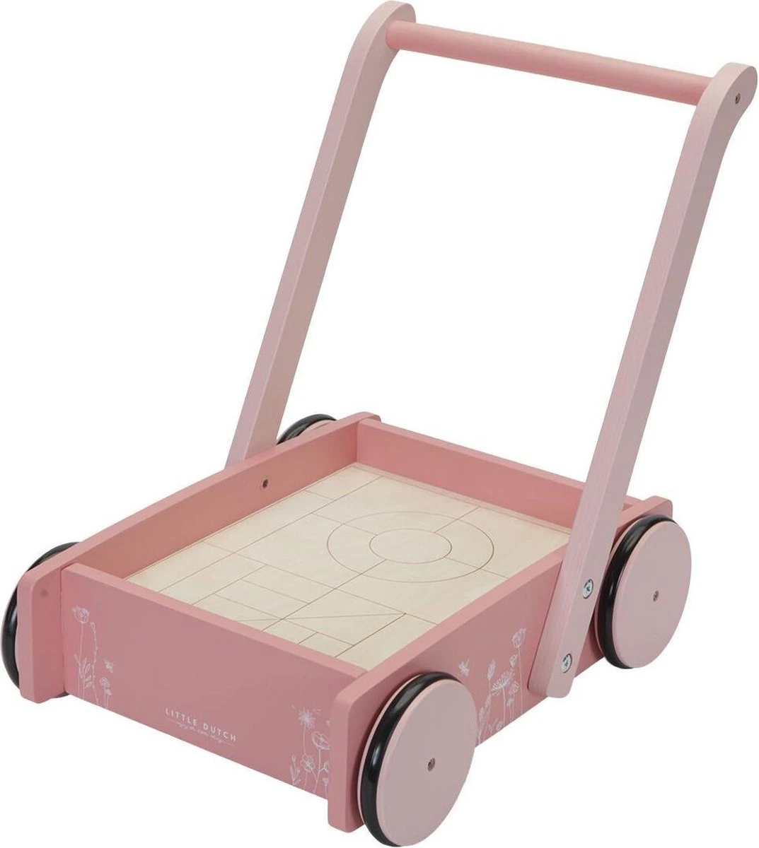 Little Dutch - Blokkenkar Wild Flowers 7 Little Dutch - Blokkenkar Wild Flowers - Afbeelding 5