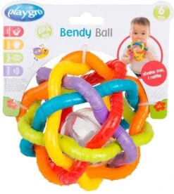 Playgro Buigbare Bendy Ball - Grijp- En Bijtspeelgoed - Incl Rammelaar - Activiteitenbal -Winkel Voor Babyproducten 1074x1200