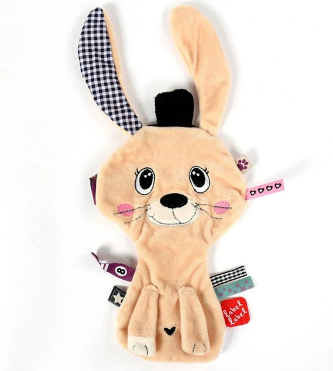Label Label Friends Konijn Knuffeldoekje LL-FR14020 3 Label Label Friends Konijn Knuffeldoekje LL-FR14020