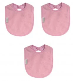Silly Billyz Slabbertje Fleece Groot Bibs Antiek Roze 3 Stuks