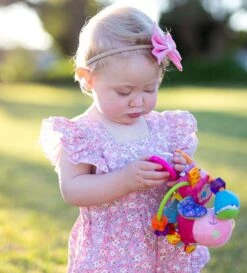 Playgro Clip Clop Rammelaar - Roze - Activiteitenspeeltje - Kraamkado -Winkel Voor Babyproducten 1086x1200