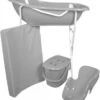 MamaLoes Lichtgrijs Badset Incl. Witte Badstandaard -Winkel Voor Babyproducten 1086x1200 3