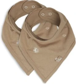 Jollein Slab Bandana Stargaze - Biscuit - 2 Stuks