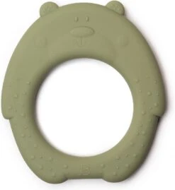 J.Børn Silicone Bijtring Beer - Sage - Bijtspeelgoed - Baby -Winkel Voor Babyproducten 1103x1200