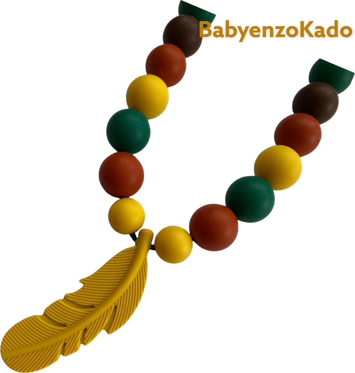 BabyenzoKado Jack Siliconen Bijtketting / Voedingsketting /mama Ketting 3 BabyenzoKado Jack Siliconen Bijtketting / Voedingsketting /mama Ketting