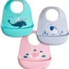Merkloos 3 Stuks Siliconen Slabbetje Met Opvangbakje - Baby En Peuter - Verstelbaar En Waterdicht - Zwaan Olifant Walvis -Winkel Voor Babyproducten 1149x1200 1