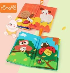 Tumama® Knisperboekje Baby Eerste Jaar “Dieren Vleugels“ Voelboekje - Sinterklaas Kerst Cadeau - Educatief Voel Knisper Boek Speelgoed -Winkel Voor Babyproducten 1155x1200