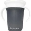 Deryan Luxe Quuby Drinkbeker 360 Trainer - Oefenbeker - Antilekbeker - Grijs -Winkel Voor Babyproducten 1157x1200 1