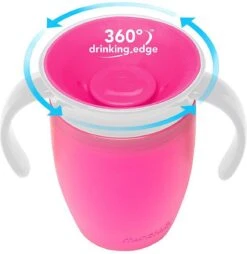 Munchkin Miracle 360 Trainer Cup/oefenbeker Roze -Winkel Voor Babyproducten 1167x1200 6