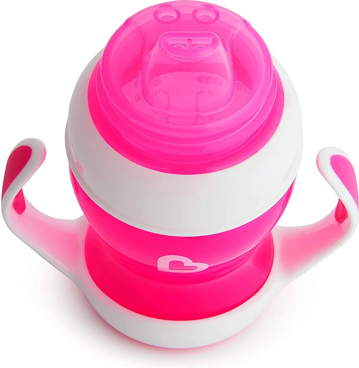 Munchkin Gentle First Cup Overgangsbeker Anti Lek Roze 4 Munchkin Gentle First Cup Overgangsbeker Anti Lek Roze - Afbeelding 2