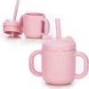 FreeON Siliconen Drinkbeker Met Rietje En Handgrepen - Rietjesbeker Voor Baby - Peuter En Kleuter - Kitty - Roze -Winkel Voor Babyproducten 1177x1200 1