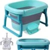 K IKIDO Kinderbad - Baby Bad - Pasgeboren Badkuip - Babybadje - Opvouwbaar Babybad - Vouwbad - Mit Ophangpad & Badkruk - Blauw 2 K IKIDO Kinderbad - Baby Bad - Pasgeboren Badkuip - Babybadje - Opvouwbaar Babybad - Vouwbad - Mit Ophangpad & Badkruk - Blauw -Winkel Voor Babyproducten 1181x1200