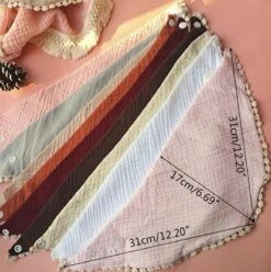 Set Van 6 Pastel Slabbetjes - 100% Organisch Katoen - Bandana Slab - Hydrofiel - Slabber - Kwijl Slabbetjes - Slabbertjes Baby - Kraamcadeau Meisje -Winkel Voor Babyproducten 1195x1200 5