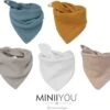 MINIIYOU - 5 Stuks Hydrofiele Bandana Slabbetjes - Effen Blauw - Geel Wit - Kwijlslabbetjes -Winkel Voor Babyproducten 1200x1032 1