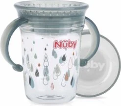 Nûby - Drinkbeker - 360° Wonder Cup Met Handvatten In Tritan™ - Grijs - 240ml - 6m+ 11 Nûby - Drinkbeker - 360° Wonder Cup Met Handvatten In Tritan™ - Grijs - 240ml - 6m+ -Winkel Voor Babyproducten 1200x1047 1