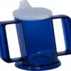 HandyCup Met Deksel - Drinkbeker Met 2 Handgrepen - Blauw - 200ml