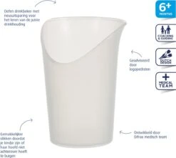 Difrax Oefen Drinkbeker - Wit -Winkel Voor Babyproducten 1200x1072