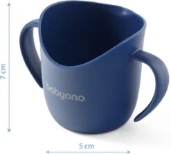 Baby Ono Donkerblauw Ergonomic Training Cup Flow Oefenbeker 1463/01 -Winkel Voor Babyproducten 1200x1077 2