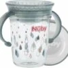Nûby - Drinkbeker - 360° Wonder Cup Met Handvatten In Tritan™ - Grijs - 240ml - 6m+ -Winkel Voor Babyproducten 1200x1083 2