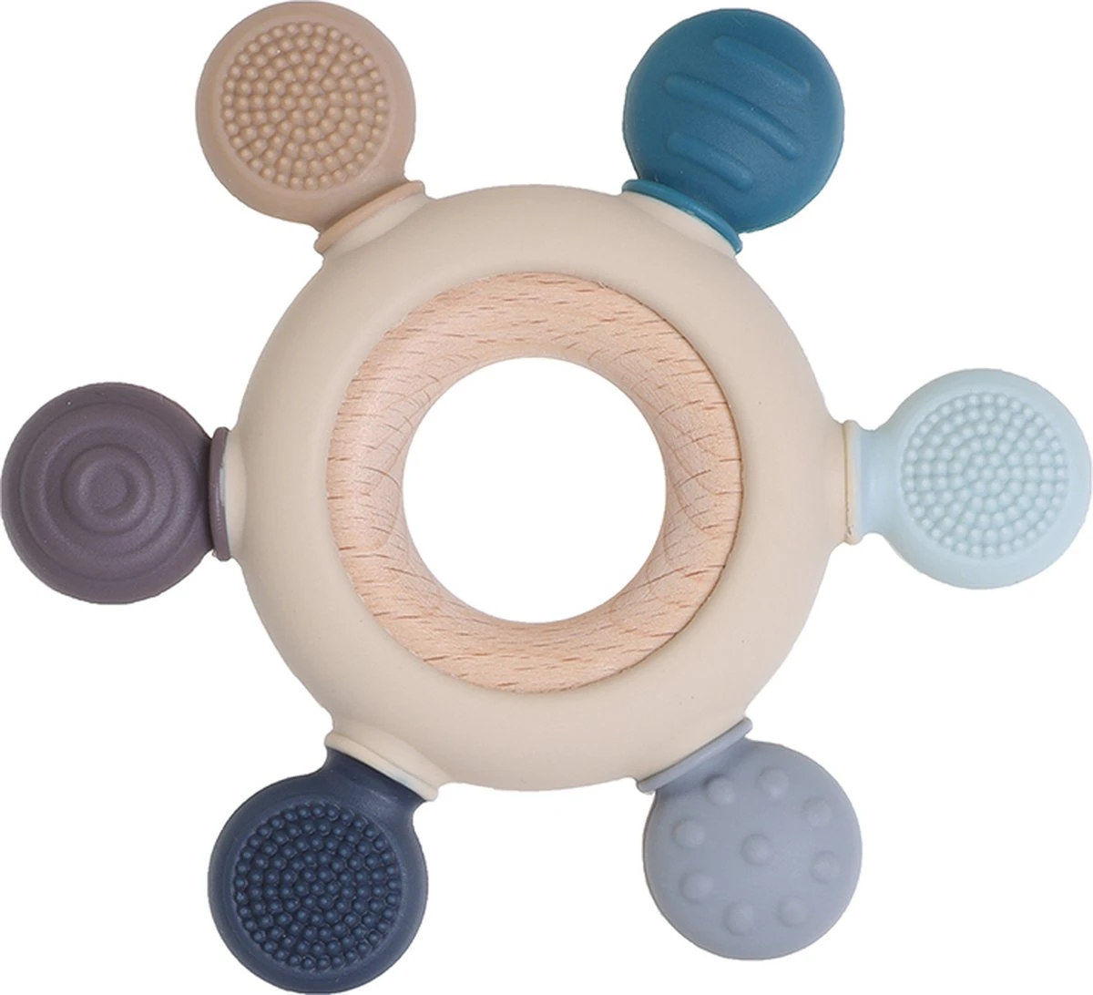 Merkloos Bijtring - Bijtspeelgoed - BPA Vrij - Siliconen - Baby Speelgoed - Blauw 3 Merkloos Bijtring - Bijtspeelgoed - BPA Vrij - Siliconen - Baby Speelgoed - Blauw