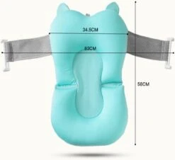 Babybadje - Peuterbadje - Opvouwbaar - Blauw - Incl. Baby Badkussen - 84 Cm Lang - 0 Tot 5 Jaar - Blauw -Winkel Voor Babyproducten 1200x1100 1