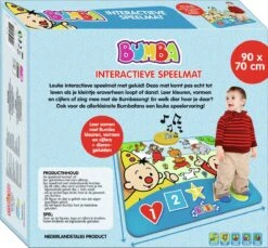 Bumba Speelkleed - Interactieve Speelmat 90 X 70 Cm - 6 Dierengeluiden -Winkel Voor Babyproducten 1200x1113