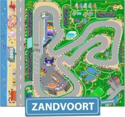 Speelkleed Circuit Van Zandvoort City-Play - Autokleed - Verkeerskleed - Speelmat Zandvoort - Vloerkleed Baby - Vloerkleed Kinderkamer - Formule 1 Max Zandvoort -Winkel Voor Babyproducten 1200x1125