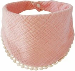 MINIIYOU - 6 Stuks - Hydrofiele Bandana Slabbetjes Meisje Franjes - Roze Geel - Beige -Winkel Voor Babyproducten 1200x1142 7