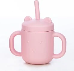 FreeON Siliconen Drinkbeker Met Rietje En Handgrepen - Rietjesbeker Voor Baby - Peuter En Kleuter - Kitty - Roze 10 FreeON Siliconen Drinkbeker Met Rietje En Handgrepen - Rietjesbeker Voor Baby - Peuter En Kleuter - Kitty - Roze -Winkel Voor Babyproducten 1200x1145