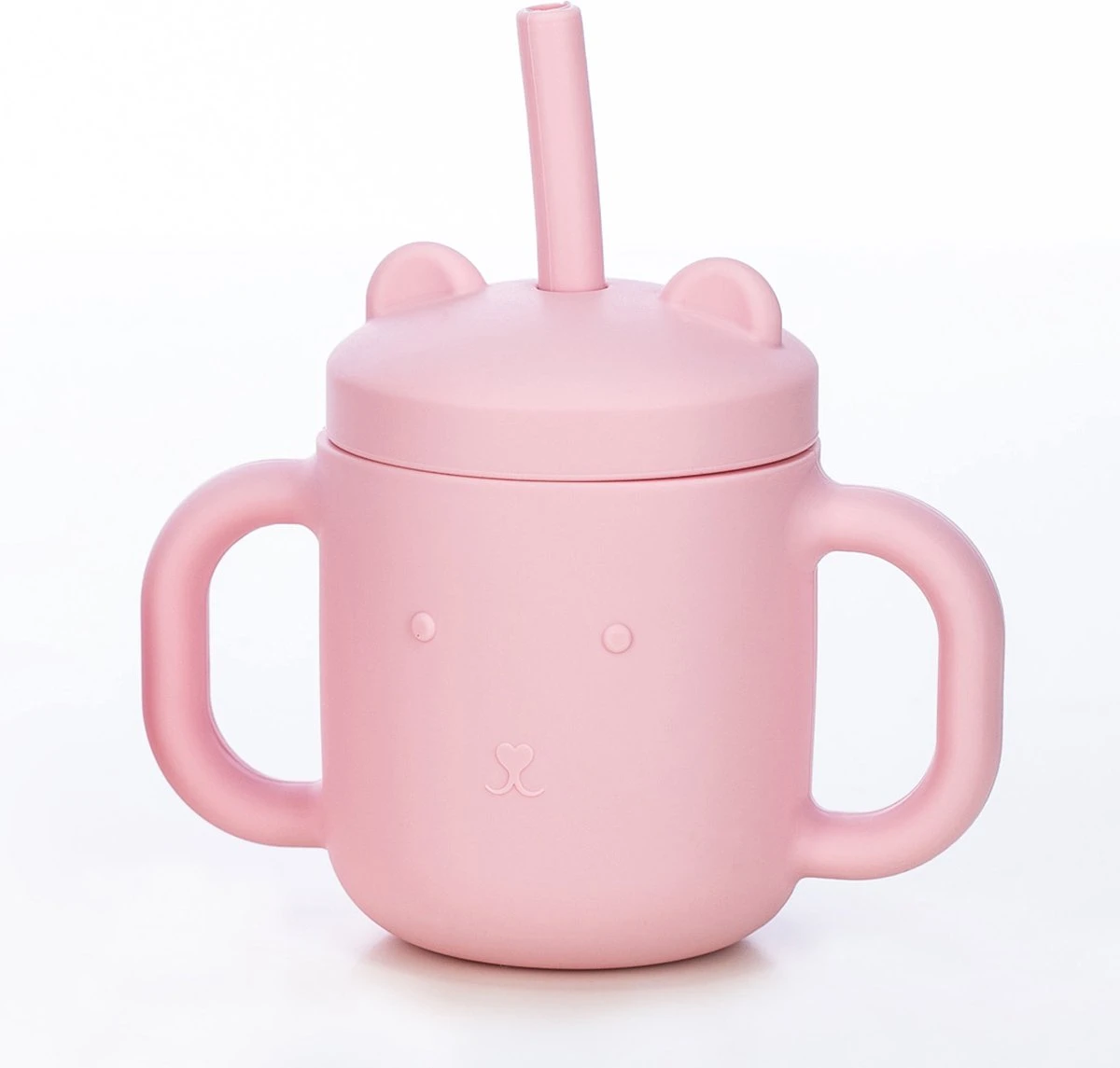 FreeON Siliconen Drinkbeker Met Rietje En Handgrepen - Rietjesbeker Voor Baby - Peuter En Kleuter - Kitty - Roze 5 FreeON Siliconen Drinkbeker Met Rietje En Handgrepen - Rietjesbeker Voor Baby - Peuter En Kleuter - Kitty - Roze - Afbeelding 3