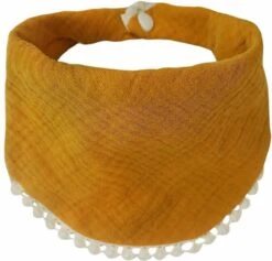 MINIIYOU - 6 Stuks - Hydrofiele Bandana Slabbetjes Meisje Franjes - Roze Geel - Beige -Winkel Voor Babyproducten 1200x1151 1