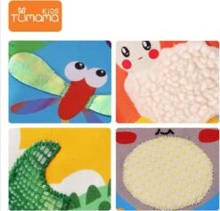Tumama® Knisperboekje Baby Eerste Jaar “Dieren Vleugels“ Voelboekje - Sinterklaas Kerst Cadeau - Educatief Voel Knisper Boek Speelgoed -Winkel Voor Babyproducten 1200x1152