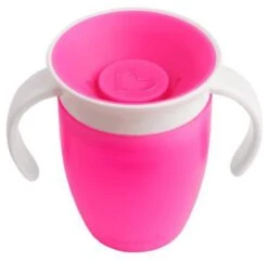 Munchkin Miracle 360 Trainer Cup/oefenbeker Roze -Winkel Voor Babyproducten 1200x1178 1