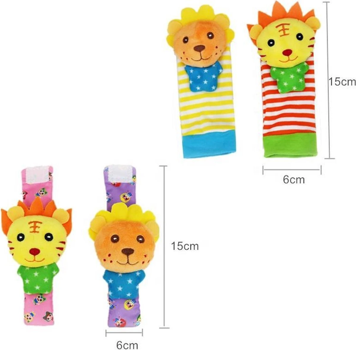 Baby Rammelaar | Baby Rammelaar Sokjes En Rammelaar Armbanden|4-delig Rammelaar Set|Pols- En Voetrammelaar Set| 0 T/m 24 Maanden | Babyarmband | Babysokken | Babykleding|Pasgeboren Baby| Baby Gift Set 4 Baby Rammelaar | Baby Rammelaar Sokjes En Rammelaar Armbanden|4-delig Rammelaar Set|Pols- En Voetrammelaar Set| 0 T/m 24 Maanden | Babyarmband | Babysokken | Babykleding|Pasgeboren Baby| Baby Gift Set - Afbeelding 2