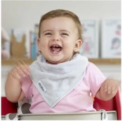 Silly Billyz Slabber Bandana Junior 26 Cm Katoen/nylon Zilver -Winkel Voor Babyproducten 1200x1190 4