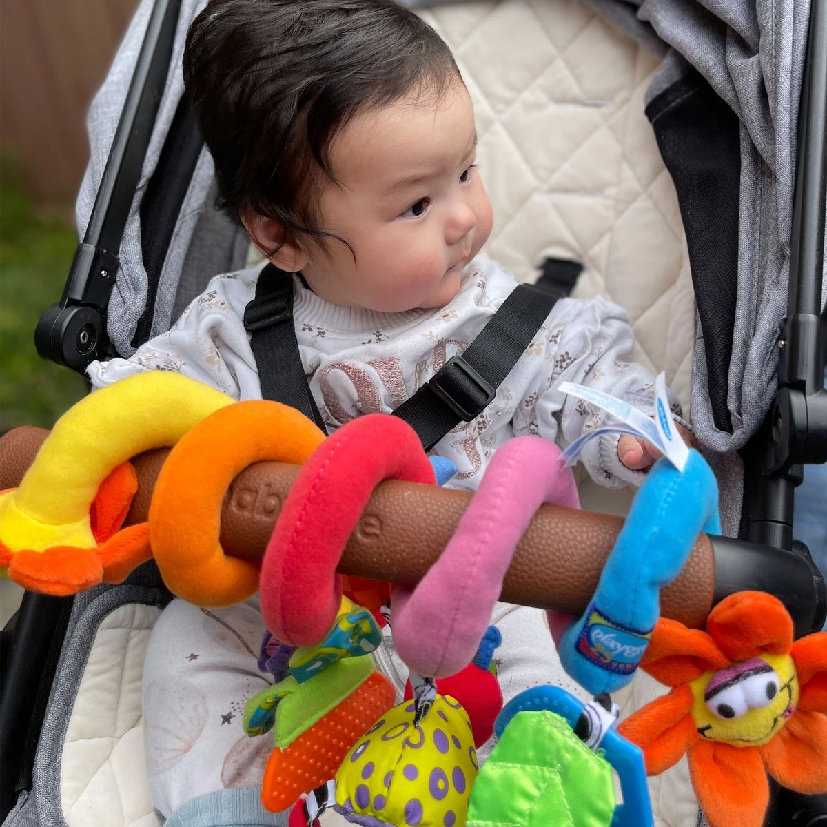 Playgro Boxspiraal Amazing Garden Twirly Whirly - Kinderwagen Speeltje - Activiteitenspiraal 12 Playgro Boxspiraal Amazing Garden Twirly Whirly - Kinderwagen Speeltje - Activiteitenspiraal - Afbeelding 10