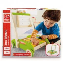 Hape Loopwagen Blokkenkar - Speelgoed 1 Jaar -Winkel Voor Babyproducten 1200x1200 180
