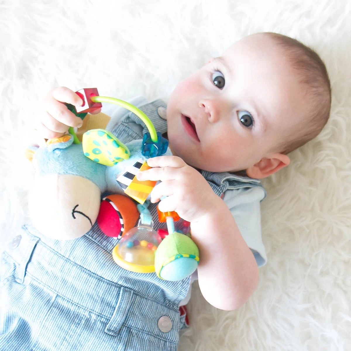 Playgro Clip Clop Rammelaar - Blauw - Activiteitenspeeltje - Kraamkado 15 Playgro Clip Clop Rammelaar - Blauw - Activiteitenspeeltje - Kraamkado - Afbeelding 13