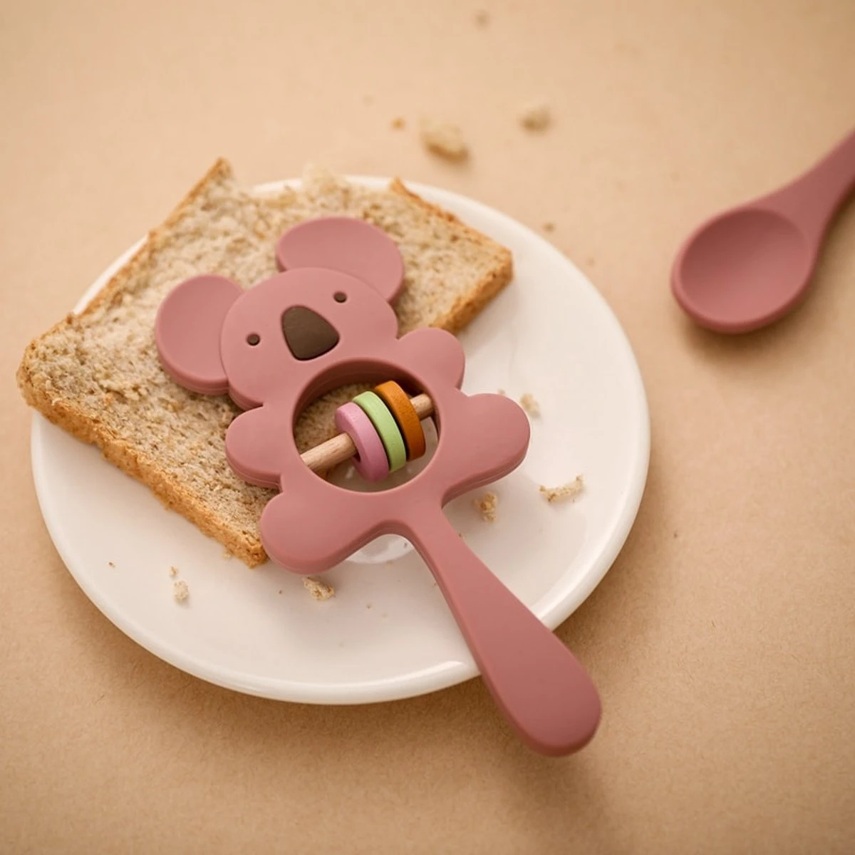 Merkloos Bijtring - Rammelaar - Babys - Speelgoed - Babyspeelgoed - Kraamcadeau - Siliconen - BPA Vrij - Roze 9 Merkloos Bijtring - Rammelaar - Babys - Speelgoed - Babyspeelgoed - Kraamcadeau - Siliconen - BPA Vrij - Roze - Afbeelding 7