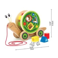 Hape Houten Walk-A-Long Slak Trekdier -Winkel Voor Babyproducten 1200x1200 25