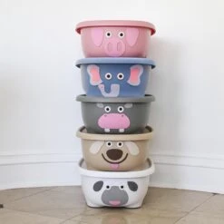 Prince Lionheart Tubimal® Met Hangmat | Baby & Peuter Badje | Opbergruimte Met Deksel | Stapelbaar | Herbruikbaar - Blauw / Olifant -Winkel Voor Babyproducten 1200x1200 301