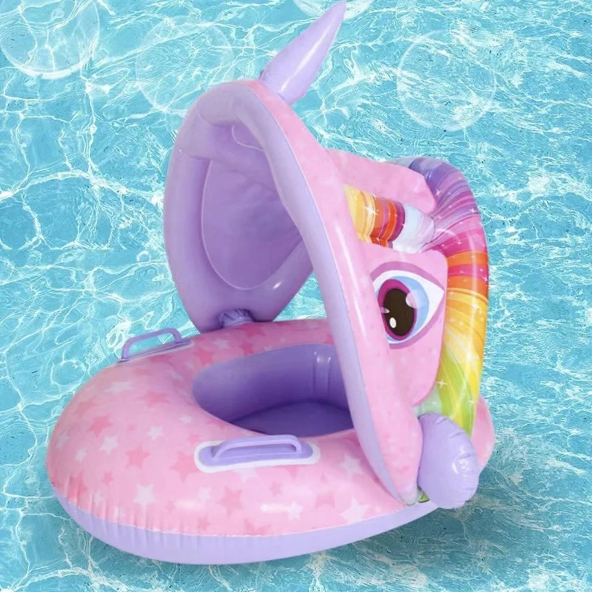Eenhoorn - Kinderzwembad – Peuter Zwembad – Baby Zwembadje – Baby Zwembad Met Zonnescherm – Opblaasbaar – Vanaf 1 Jaar 9 Eenhoorn - Kinderzwembad – Peuter Zwembad – Baby Zwembadje – Baby Zwembad Met Zonnescherm – Opblaasbaar – Vanaf 1 Jaar - Afbeelding 7