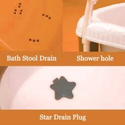 FOXSPORT Babybadje - Inklapbaar Bad - Bad Baby - Zitbad - Bath Bucket - Opvouwbaar Bad Kinderen - Baby Badje - Opvouwbaar Bad Baby - Opvouwbaar Bad - Baby Badkussen - Oranje -Winkel Voor Babyproducten 1200x1200 376