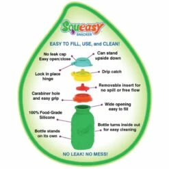 Siliconen Knijpzakje 180ml - Pink 11 Siliconen Knijpzakje 180ml - Pink -Winkel Voor Babyproducten 1200x1200 485