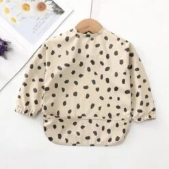 Mon Avenir - Longsleeve Slab - Waterproof - Schort Lange Mouwen - Beige - Panterprint -Winkel Voor Babyproducten 1200x1200 596